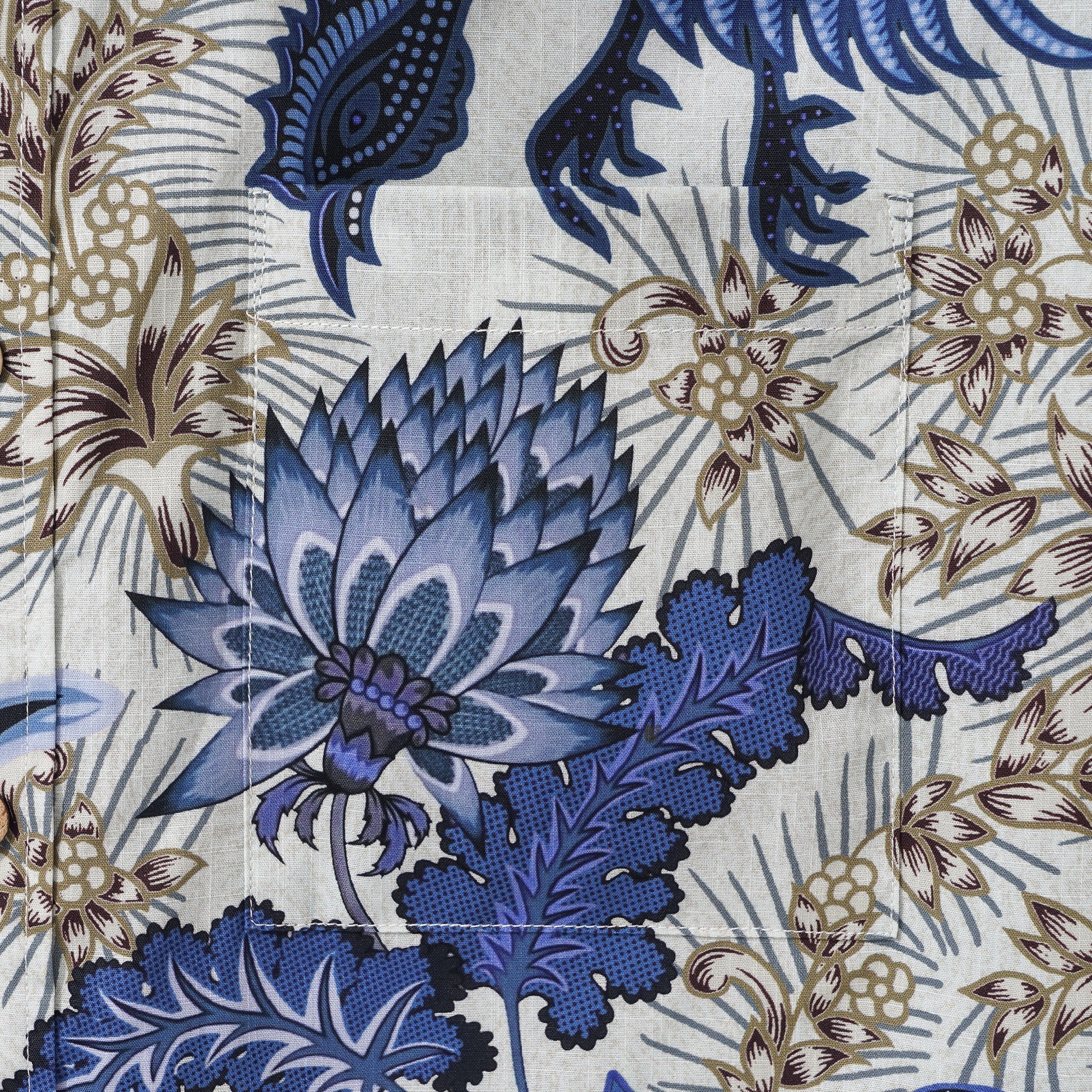 Blue Floral Phoenix
