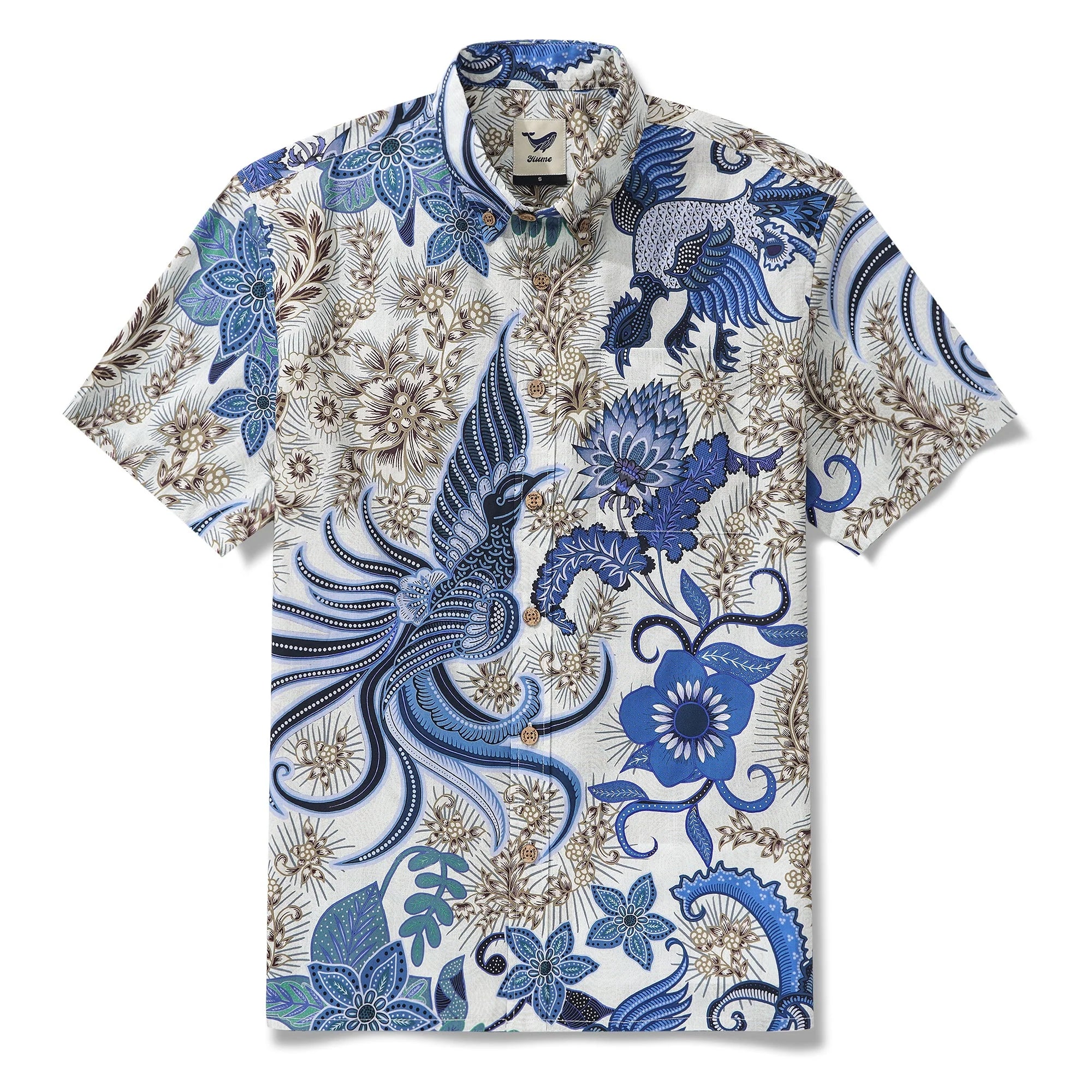 Blue Floral Phoenix